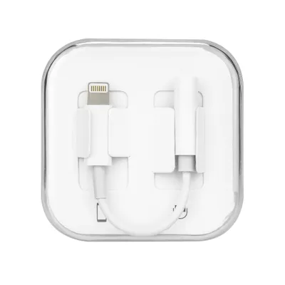 Adaptor audio Iphone Jack 1302 alb