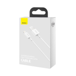 CABLU DATE BASEUS IPHONE CALYS-C02 2.4A, 2m alb
