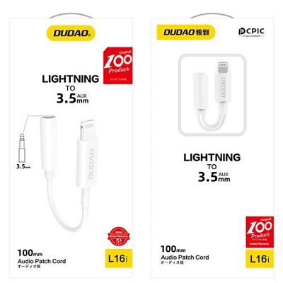 ADAPTOR DUDAO JACK-IPHONE L16i