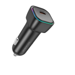 ADAPTOR AUTO BOROFONE BZ28 + TypeC PD 30W 3A negru
