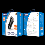 ADAPTOR AUTO JELLICO F2S 3.1A 18W 2xUSB negru