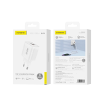 ADAPTOR PRIZA FONENG EU52 PD 30W 1USB C +1XUSB QC3.0 alb