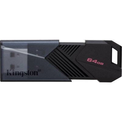 Memorie USB 64GB KINGSTON 3.2 DT Exodia M USB slider negru