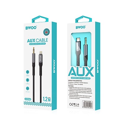 CABLU AUDIO JACK Iphone BWOO BO-AUX068 3.5mm