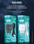 INCARCATOR RETEA KAKU Type-C KSC 917 QC3.0 negru
