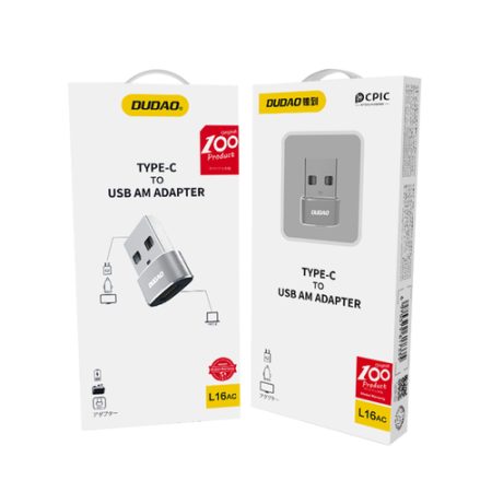 ADAPTOR DUDAO USB-Type C L16AC negru