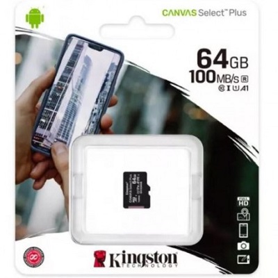 Card de memorie KINGSTON MicroSDXC, fara adaptor, CL10, 64GB
