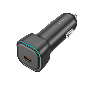ADAPTOR AUTO BOROFONE BZ28 + TypeC PD 30W 3A negru