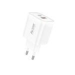 ADAPTOR PRIZA FONENG EU52 PD 30W 1USB C +1XUSB QC3.0 alb