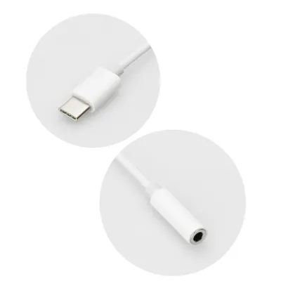 Adaptor audio TypeC Jack 3.5mm 0931 alb