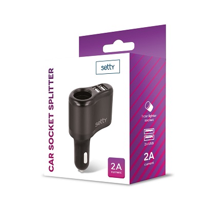 SPLITER AUTO SETTY 2porturi RGS-01 2A 098218