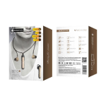 CASCA BLUETOOTH BOROFONE BE10 auriu/negru