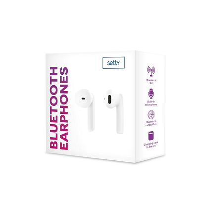 CASCA BLUETOOTH SETTY TWS 6291 alb