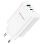 ADAPTOR PRIZA BOROFONE BN10 PD 65W alb