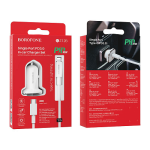 INCARCATOR AUTO BOROFONE BZ12B +cablu TypeC-Iphone alb