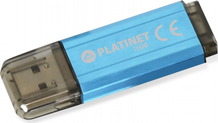 USB 2.0 PLATINET 16GB X-Depo cu capac metalic