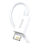 CABLU DATE BASEUS IPHONE 1m 2.4A 5413 alb