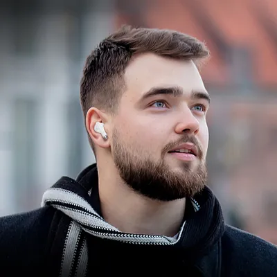 CASCA BLUETOOTH HOCO TWS EQ2 alb