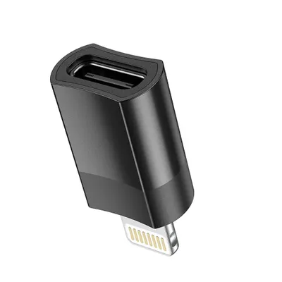 ADAPTOR HOCO TypeC Iphone UA17 negru