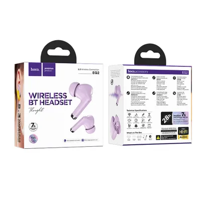 CASCA BLUETOOTH HOCO TWS EQ2 mov
