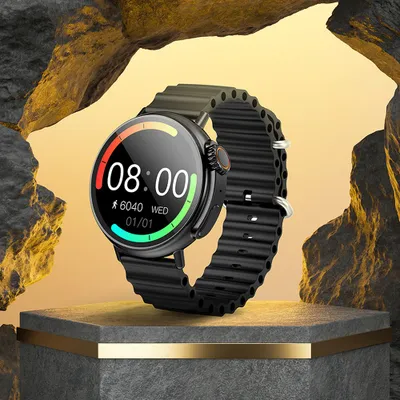 SMARTWATCH HOCO Y18 negru