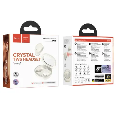 CASCA BLUETOOTH HOCO TWS EQ3 ivory