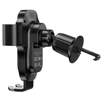 SUPORT AUTO HOCO HW2 +incarcare wirelles 15W negru