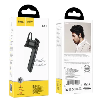 Casca bluetooth Hoco E61 negru