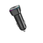 ADAPTOR AUTO BOROFONE BZ28 + TypeC PD 30W 3A negru