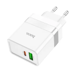 ADAPTOR PRIZA HOCO N21 USB QC3.0 PD 30W alb