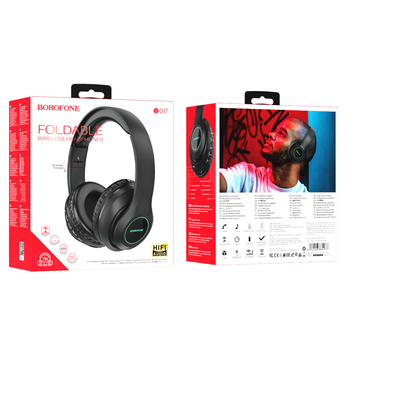 CASCA BLUETOOTH BOROFONE BO17 negru