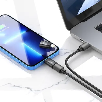 ADAPTOR HOCO TypeC Iphone UA17 negru
