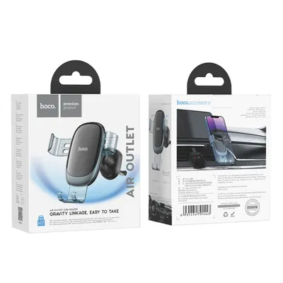 SUPORT AUTO HOCO H7 gravity air vent negru
