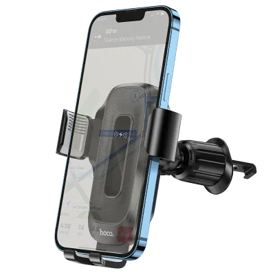 SUPORT AUTO HOCO HW2 +incarcare wirelles 15W negru