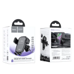 SUPORT AUTO HOCO HW1 Pro+incarcare wireless 15W / HW01 Pro 91603 negru