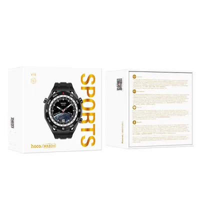 SMARTWATCH HOCO Y16 negru