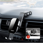 SUPORT AUTO parbriz 180 grade JOYROOM JR ZS198 gri
