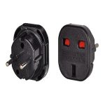 ADAPTOR PRIZA ANGLIA negru