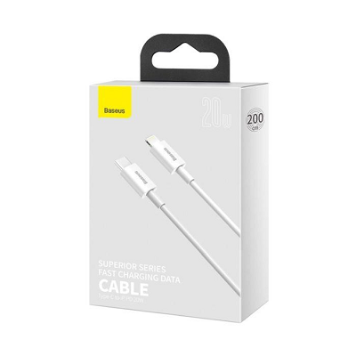 CABLU DATE BASEUS TYPE C - IPHONE CATLYS C02 20W 2m alb