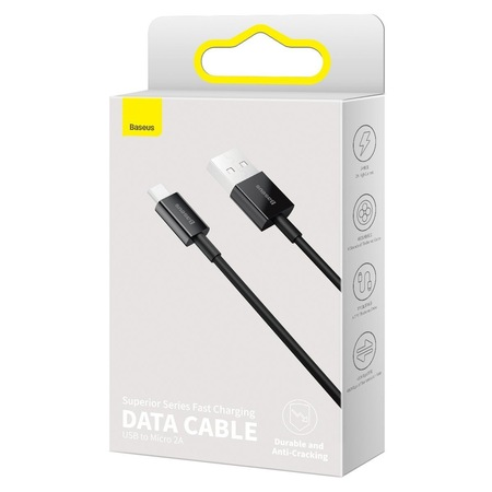 CABLU DATE BASEUS MICROUSB CAMYS-01 2A, 1m negru