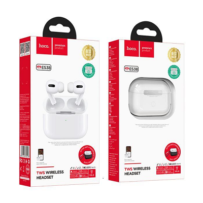 CASCA BLUETOOTH HOCO ES38 Airpods Pro alb