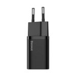 ADAPTOR PRIZA BASEUS CCSUP J01 USB Type C 30W Super Si PD QC 3.0 negru