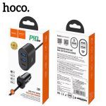 Incarcator auto Hoco Z35 +iesire Type C 3xusb+PD 18W negru