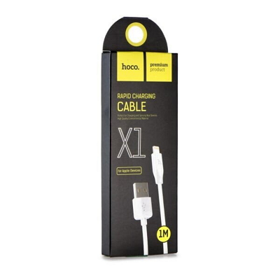 CABLU DATE HOCO IPHONE 5 X1 , 1m alb