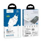 Incarcator retea Hoco N2 cu cablu Microusb 1xusb 2.1A alb