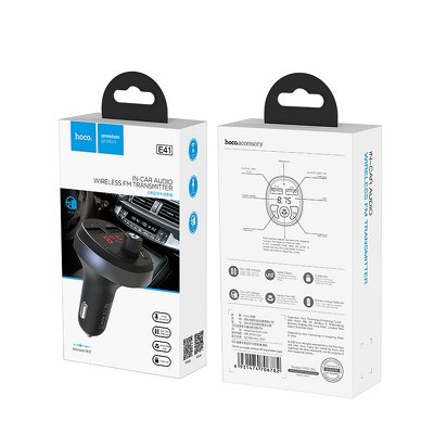 MODULATOR FM HOCO E41 negru