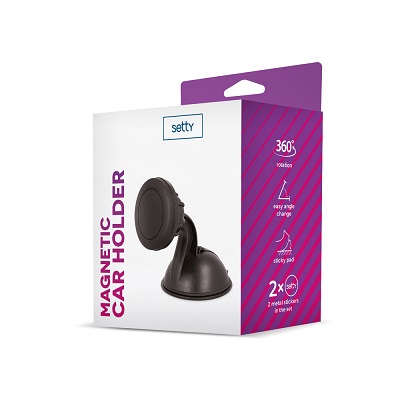 SUPORT AUTO SETTY MAGNETIC 8227 negru