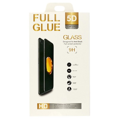 STICLA PROTECTIE 5D FULL GLUE IPHONE 12 PRO MAX negru