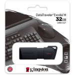 USB 32GB KINGSTON 3.2 Exodia M slider cap Gen2 negru