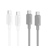 CABLU DATE HOCO TypeC-TypeC X107 3A 60W 1m alb